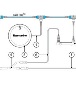 Câble Y pour moteur Volvo Raymarine