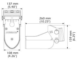 Illustration d'une sonde Airmar tm185m