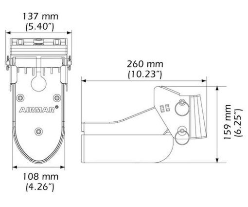 Airmar-tm185mw DIMENSION