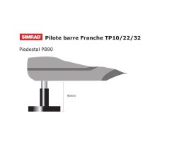 Pidestal Simrad pour pilote tiller TP10 TP22 TP32