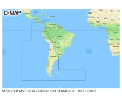 C-MAP REVEAL - SOUTH AMERICA - WEST COAST M-SA-Y500-MS_1