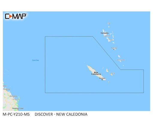 C-MAP NEW CALEDONIA-MAX-N+ M-PC-Y210-MS cartographie marine