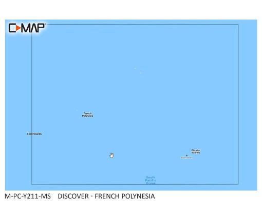 C-MAP FRENCH POLYNESIA-MAX-N+ M-PC-Y211-MS cartographie marine