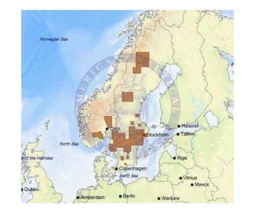 C-MAP SCANDINAVIA INLAND WATERS-4D M-EN-D590-MS cartographie marine