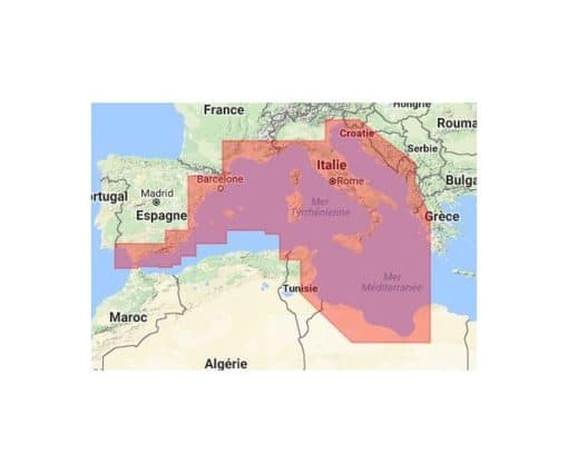 C-MAP SOUTH-WEST EUROPEAN COASTS-MAX-EN M-EM-M976-MS cartographie marine