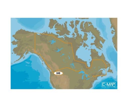 C-MAP CANADA LAKES-4D M-NA-D048-MS cartographie marine