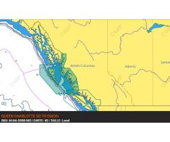 C-MAP QUEEN CHARLOTTE SD TO DIXON ENTRANCE-4D M-NA-D958-MS