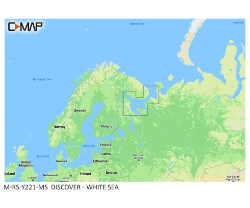 C-MAP DISCOVER - White Sea M-RS-Y221-MS cartographie marine