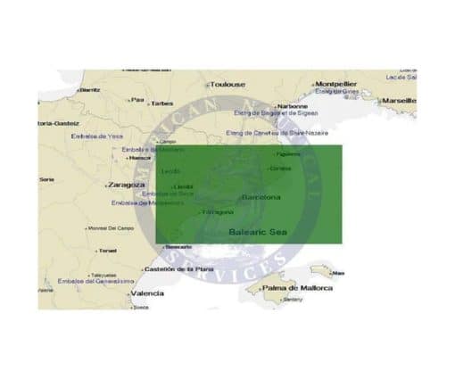 C-MAP BARCELONA-MAX M-EM-M123-MS cartographie marine