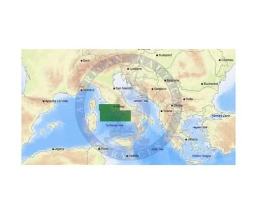 C-MAP CIVITAVECCHIA TO ACCIAROLI-MAX-EN M-EM-M952-MS cartographie marine