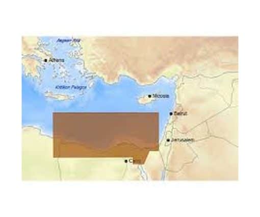 C-MAP EGYPTIAN MEDITERRANEAN COAST-4D M-ME-D014-MS cartographie marine