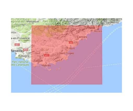 C-MAP FRANCE MEDITERRANEAN EAST-MAX M-EM-M073-MS cartographie marine