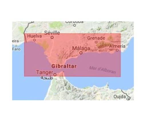 C-MAP GIBRALTAR-MAX M-EM-M126-MS cartographie marine