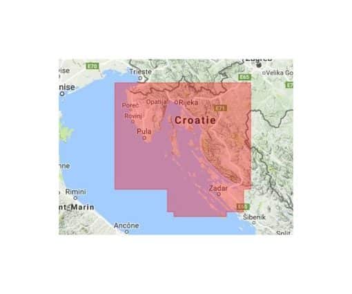 C-MAP KOPER TO PAKOSTANE-MAX-IT M-EM-M083-MS cartographie marine