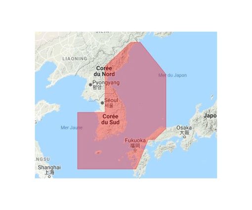 C-MAP KOREAN PENINSULA EAST-4D M-AN-D240-MS cartographie marine