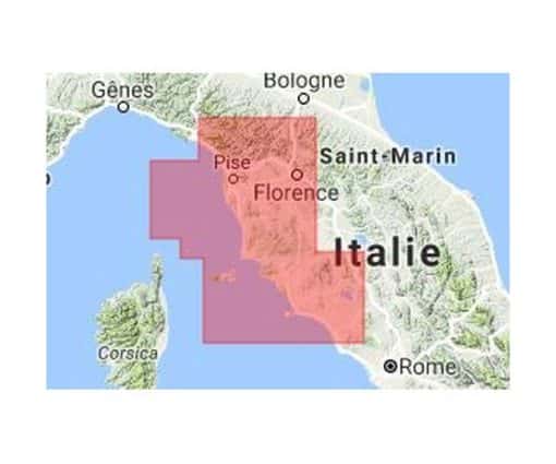 C-MAP M. DI CARRARA TO M. DI TARQUINIA-MAX-IT M-EM-M050-MS cartographie marine