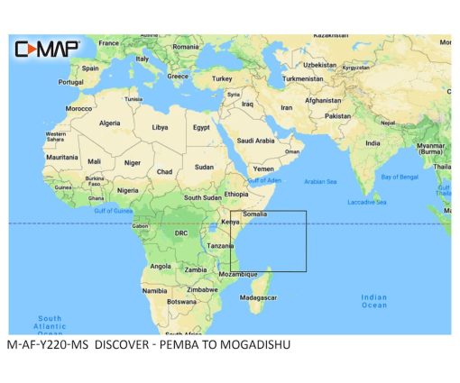 C-MAP DISCOVER - Pemba to Mogadishu M-AF-Y220-MS cartographie marine