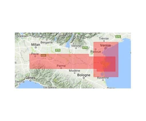 C-MAP PO RIVER-MAX-EN M-EM-M916-MS cartographie marine