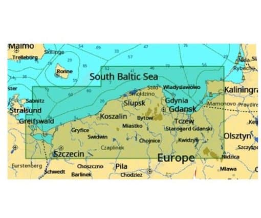 C-MAP POLISH COASTS-4D M-EN-D803-MS cartographie marine