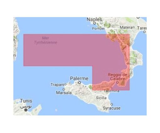 C-MAP PUNTA LICOSA TO ISOLE EOLIE-MAX-IT M-EM-M053-MS cartographie marine