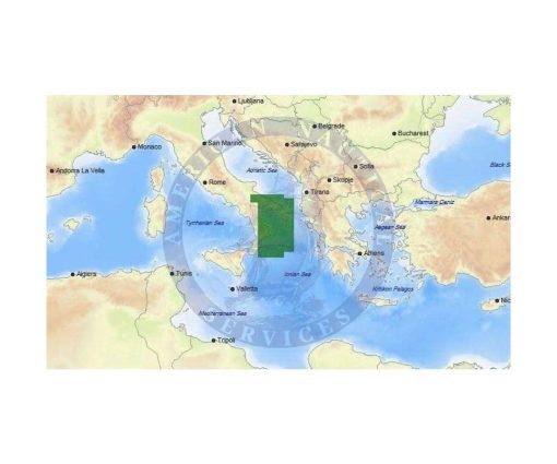 C-MAP ROCCELLA IONICA TO BARI-MAX-EN M-EM-M960-MS cartographie marine