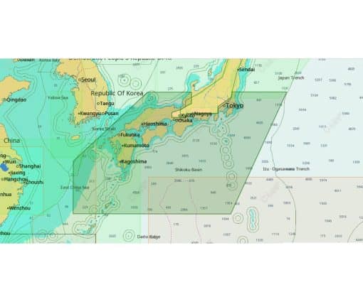 C-MAP SOUTHERN JAPAN-4D M-AN-D251-MS cartographie marine