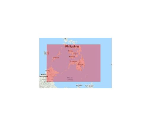 C-MAP SOUTHERN PHILIPPINES-4D M-AS-D223-MS cartographie marine