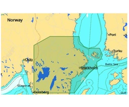 C-MAP VAESTERVIK - SOEDERHAMN-4D M-EN-D338-MS cartographie marine