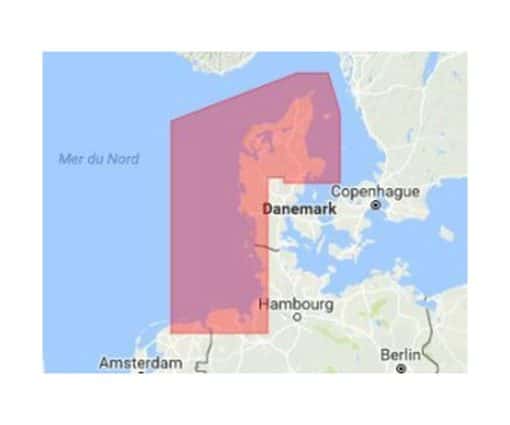 C-MAP VEDERSOE TO AARHUS-MAX M-EN-M274-MS cartographie marine