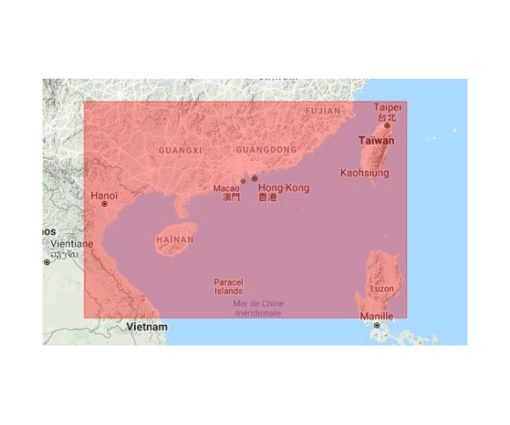 C-MAP NORTHERN VIETNAM TO FUZHOU,CHINA-4D M-AS-D215-MS cartographie marine