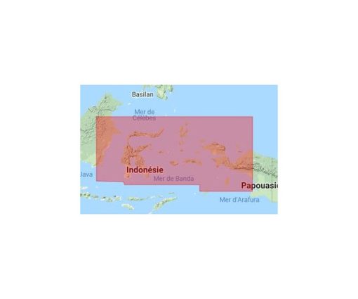 C-MAP NORTHERN INDONESIA-4D M-AS-D222-MS cartographie marine