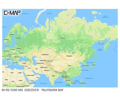 C-MAP DISCOVER - Tauyskaya Bay M-RS-Y240-MS cartographie marine