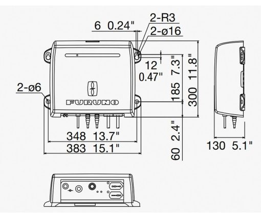 TZT2BB Blackbox Combiné GPS/sondeur NavNet TZtouch2 - Furuno – Image 3