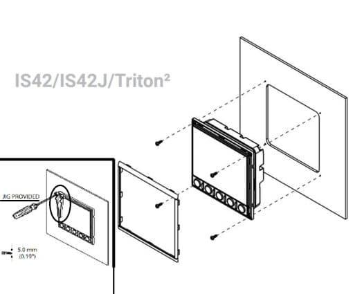 Kit d'installation TRITON 2 / IS42 Navico - 000-13950-001 – Image 2