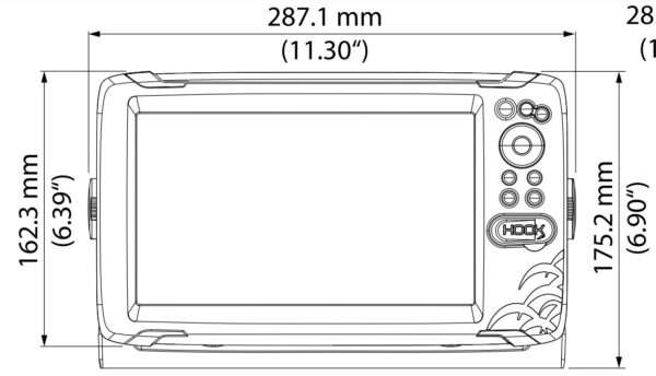 Cache HOOK²/REVEAL 9" Lowrance - 000-14176-001