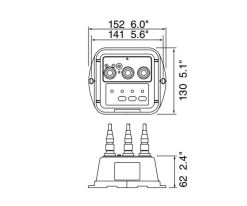 FURUNO PG500 IMD016650AB dimension