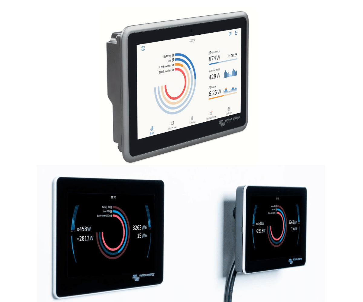 Écrans de Monitoring Victron Gamme GX