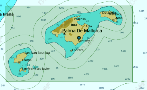 C-MAP BALEARIC ISLANDS-MAX M-EM-M067-MS cartographie marine