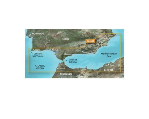 Carte Bluehart G3 vison, Alicante à Cabo de São Vicente-Garmin