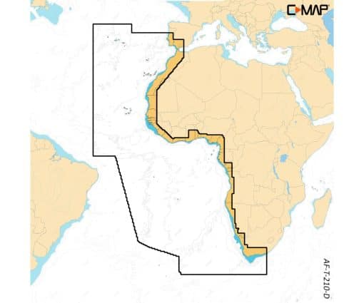 C-MAP DISCOVER X - WEST AFRICA M-AF-T-210-D-MS cartographie marine