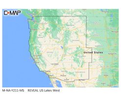 C-MAP REVEAL LAKES - US LAKES WEST M-NA-Y211-MS_1