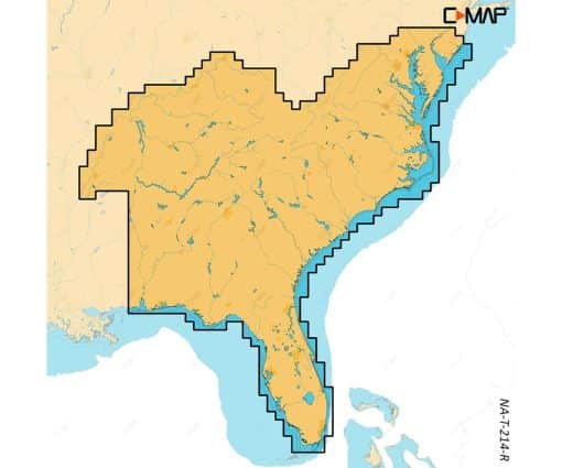 C-MAP REVEAL X - US LAKES: NORTH CENTRAL M-NA-T-212-R-MS cartographie marine