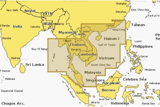 Carte marine Navionics Platinium+ NPAE020R - South China & Andaman Seas - 010-C1298-40