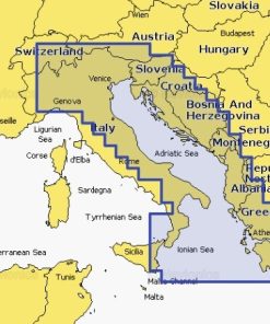 Carte marine Navionics Platinium+ NPEU014R - Italy, Adriatic Sea - 010-C1318-40