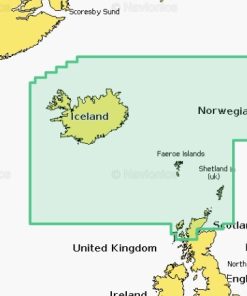 Carte marine Navionics Platinium+ NPEU043R - Iceland to Orkney - 010-C1325-40