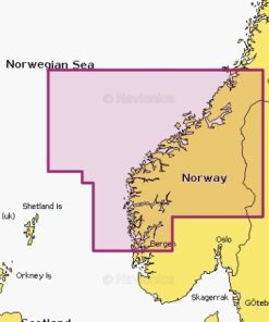 Carte marine Navionics Platinium+ NPEU052R - Norway, Sognefjord - Svefjorden - 010-C1330-40