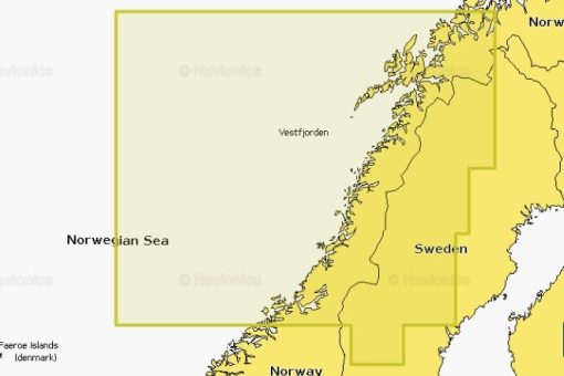 Carte marine Navionics Platinium+ NPEU053R - Norway, Trondheim to Tromso - 010-C1331-40