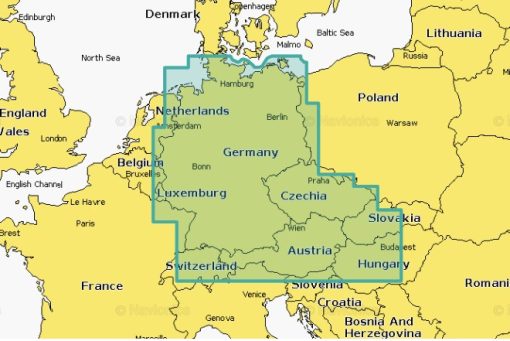 Carte marine Navionics Platinium+ NPEU060R - Germany, Lakes & Rivers - 010-C1334-40