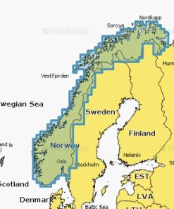 Carte marine Navionics Platinium+ NPEU071R - Norway, Lakes & Rivers - 010-C1345-40