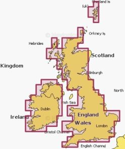 Carte marine Navionics Platinium+ NPEU072R - U.K. & Ireland Lakes & Rivers - 010-C1346-40